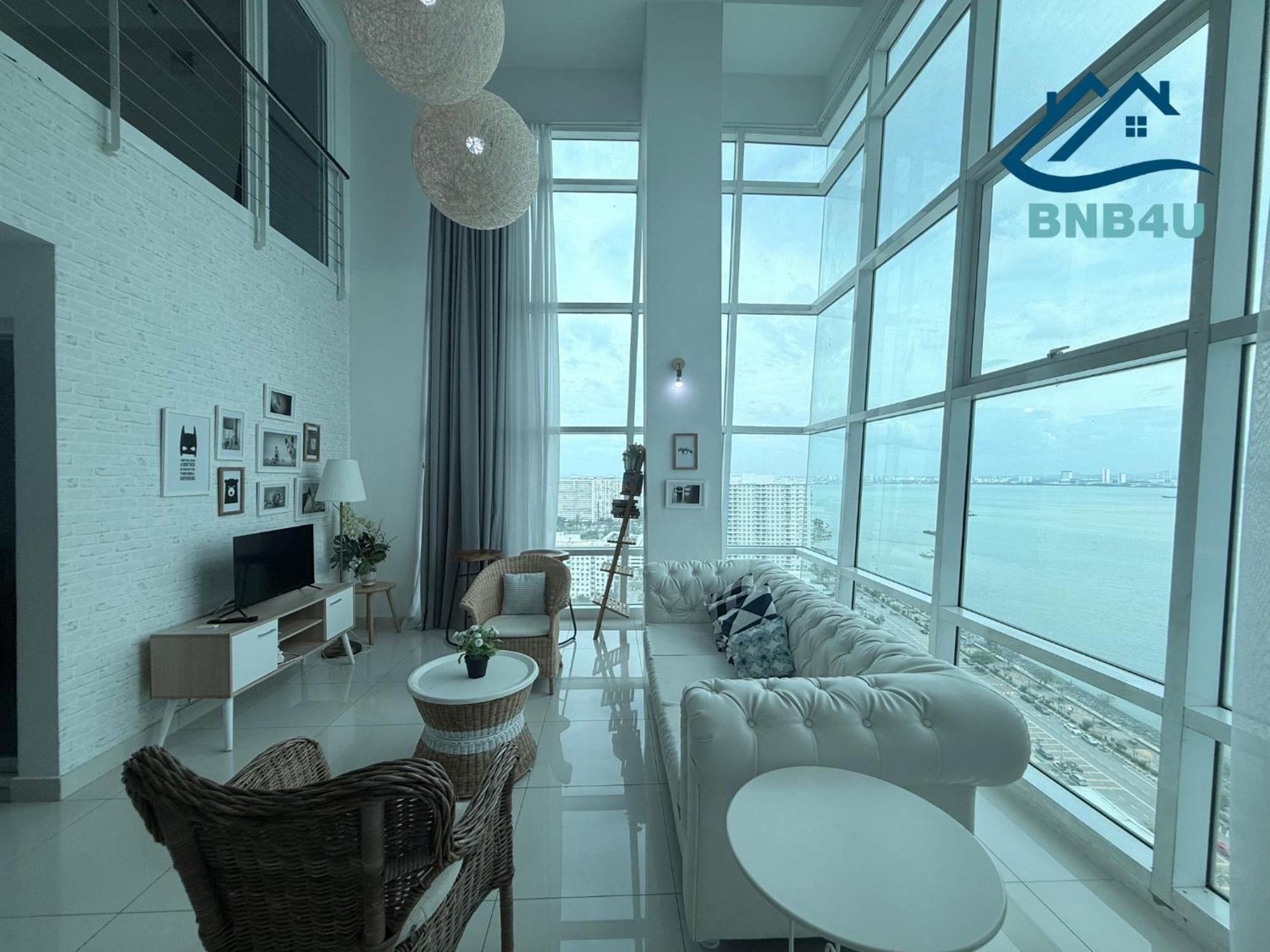 Duplex Seaview Comfort Stay In City By Iz 乔治敦 外观 照片