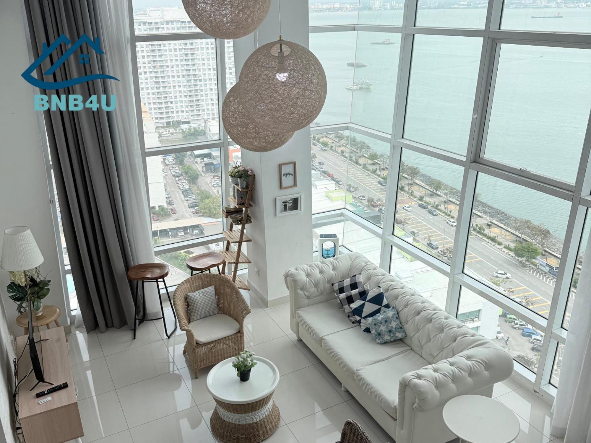 Duplex Seaview Comfort Stay In City By Iz 乔治敦 外观 照片