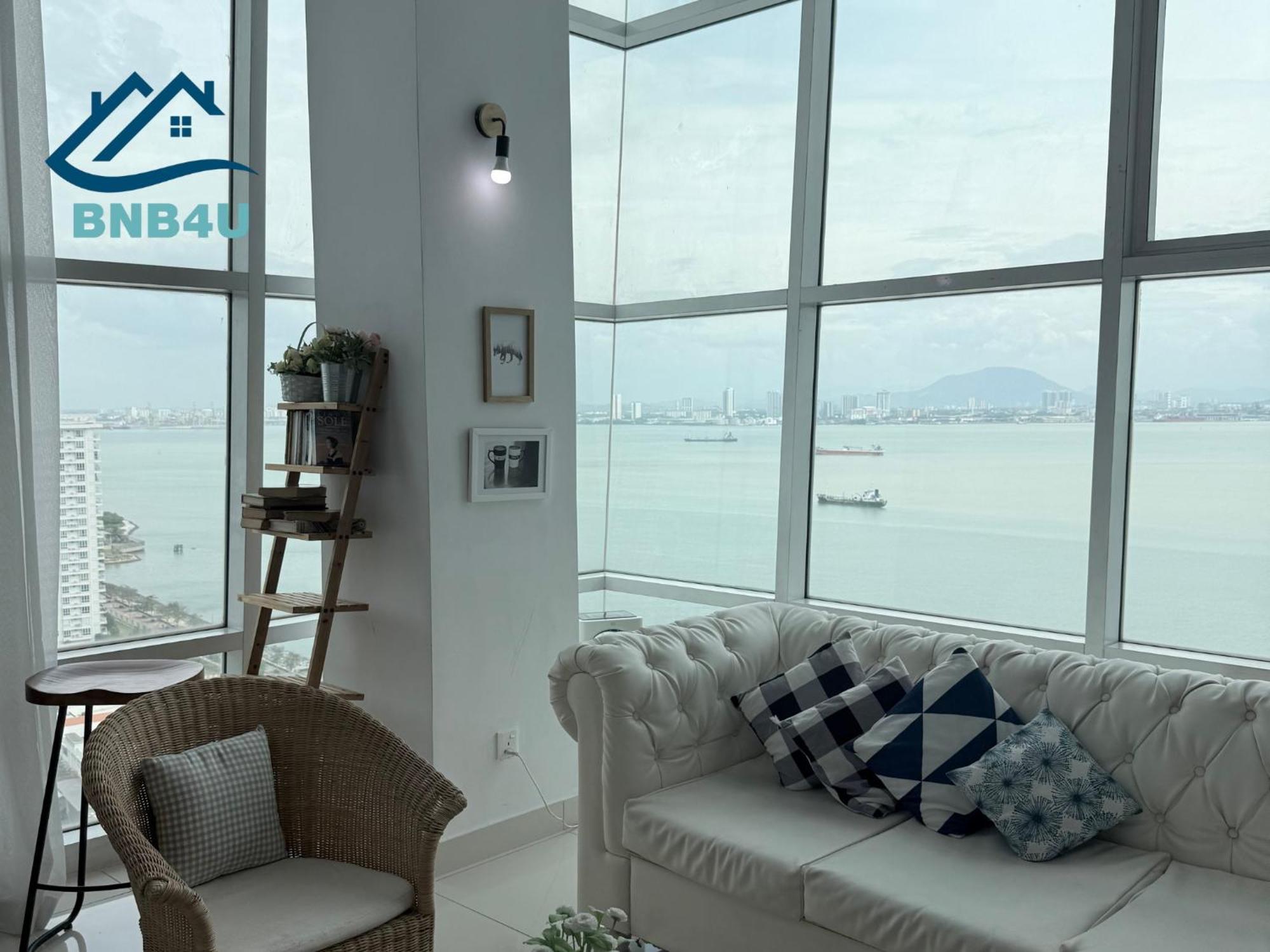 Duplex Seaview Comfort Stay In City By Iz 乔治敦 外观 照片